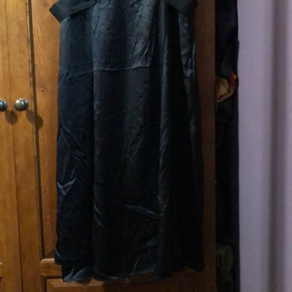 NWT $495 rag & bone black silk Hugo tank dress l - Picture 5 of 11